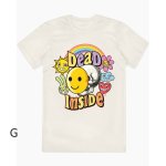 画像7: Hppy Smile Flower Print Tshirt  　ユニセックス 男女兼用ハッピースマイルフラワープリント 半袖  Tシャツ  (7)