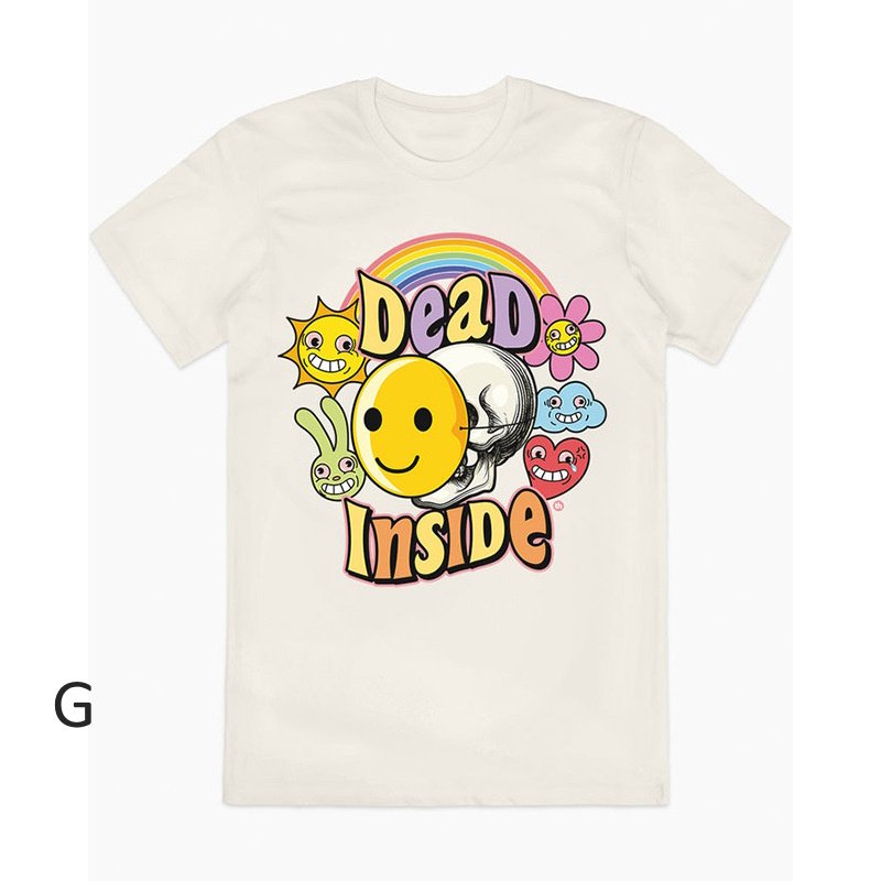 画像7: Hppy Smile Flower Print Tshirt   ユニセックス 男女兼用ハッピースマイルフラワープリント 半袖  Tシャツ  (7)