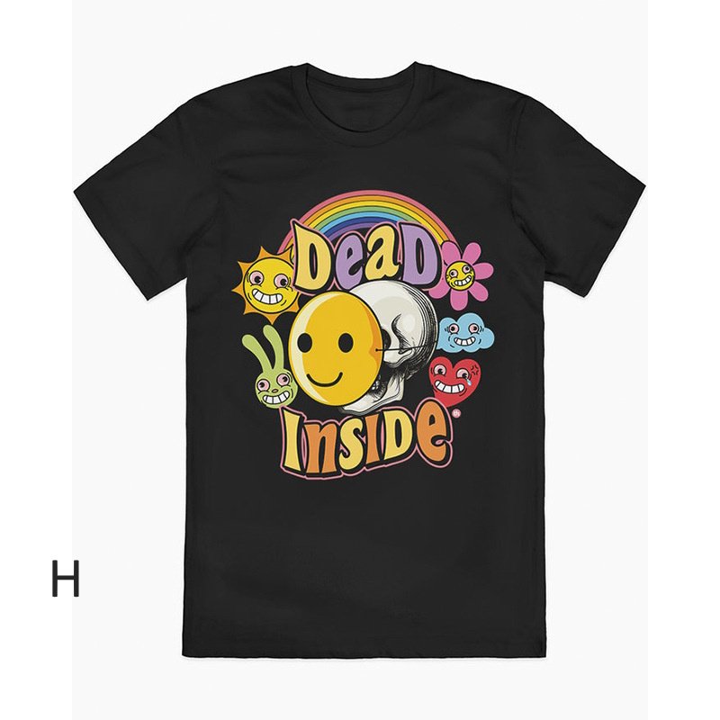 画像8: Hppy Smile Flower Print Tshirt   ユニセックス 男女兼用ハッピースマイルフラワープリント 半袖  Tシャツ  (8)