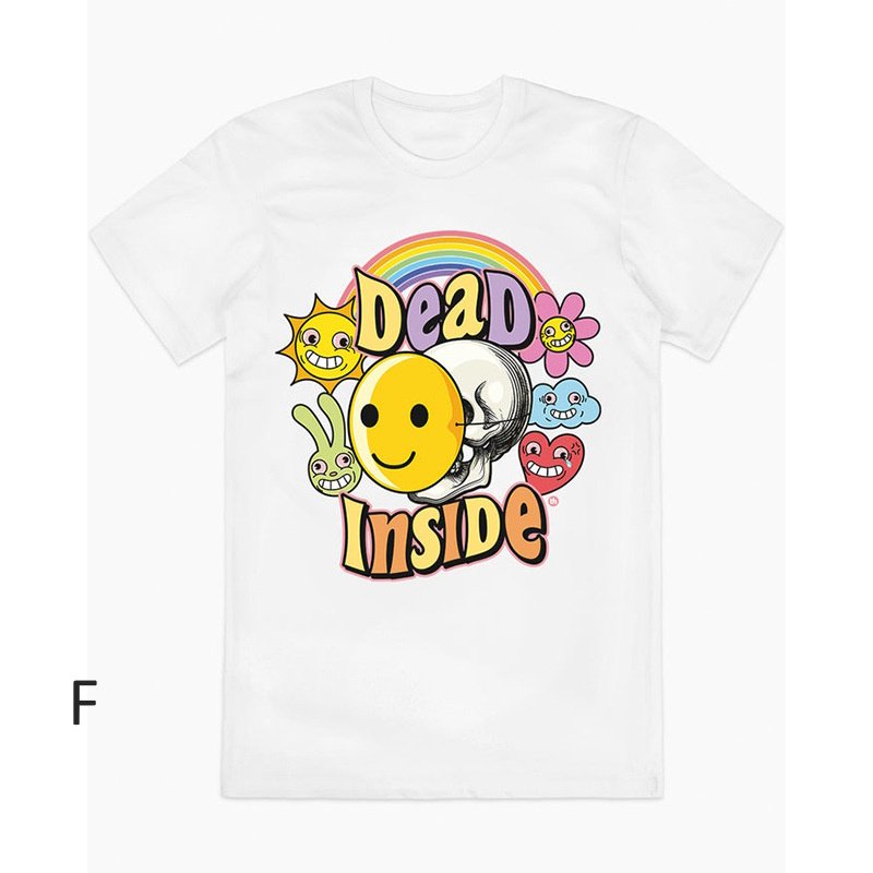 画像6: Hppy Smile Flower Print Tshirt   ユニセックス 男女兼用ハッピースマイルフラワープリント 半袖  Tシャツ  (6)