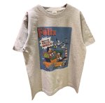 画像1: Felix the Cat Vintage Style Print Tshirt  　ユニセックス 男女兼用フィリックスザキャットビンテージスタイルプリント 半袖  Tシャツ  (1)