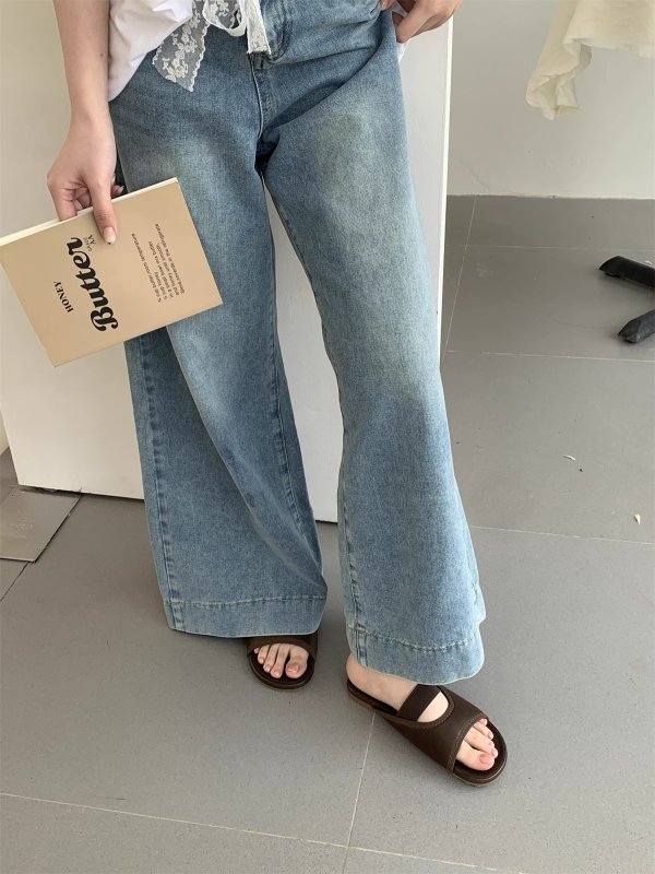 画像10: Flat Elastic Belt Lazy Sandals slippers　フラットゴムベルトレイジーサンダルスリッパ (10)