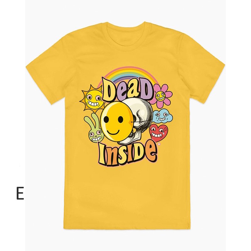 画像5: Hppy Smile Flower Print Tshirt   ユニセックス 男女兼用ハッピースマイルフラワープリント 半袖  Tシャツ  (5)