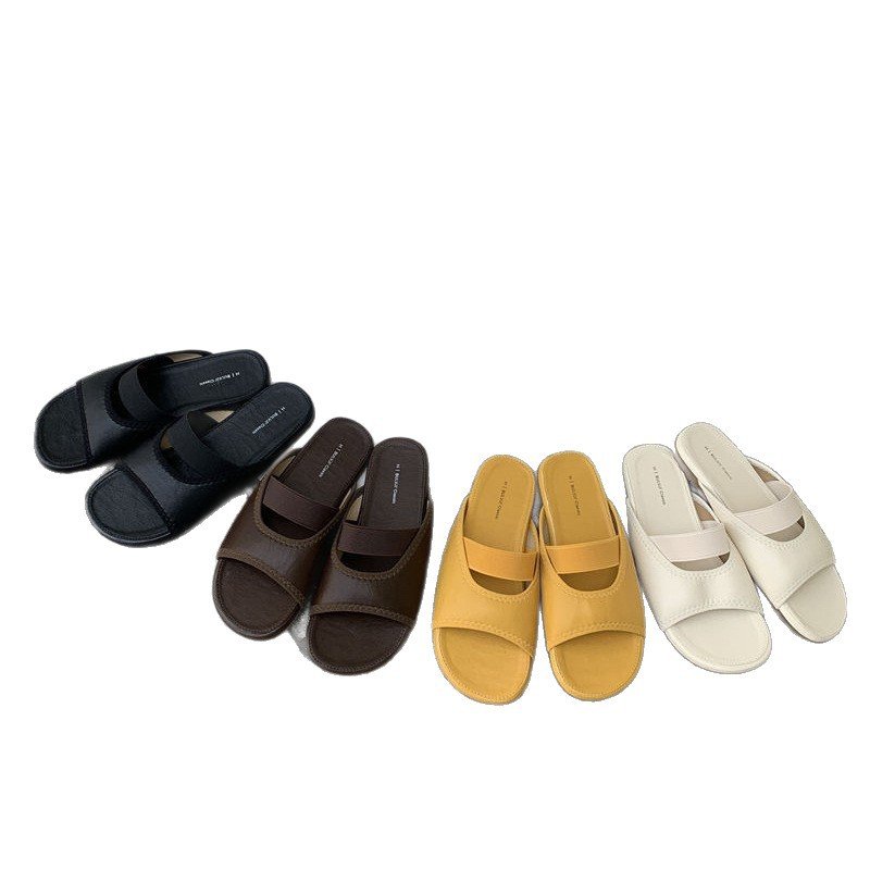 画像5: Flat Elastic Belt Lazy Sandals slippers　フラットゴムベルトレイジーサンダルスリッパ (5)