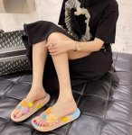 画像10: Women's Floral pattern deodorant soft sole sandals slippers flip flops　花柄フラットシャワーサンダルフリップフロップ　 (10)