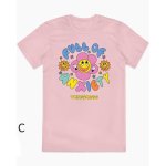 画像3: Hppy Smile Flower Print Tshirt  　ユニセックス 男女兼用ハッピースマイルフラワープリント 半袖  Tシャツ  (3)