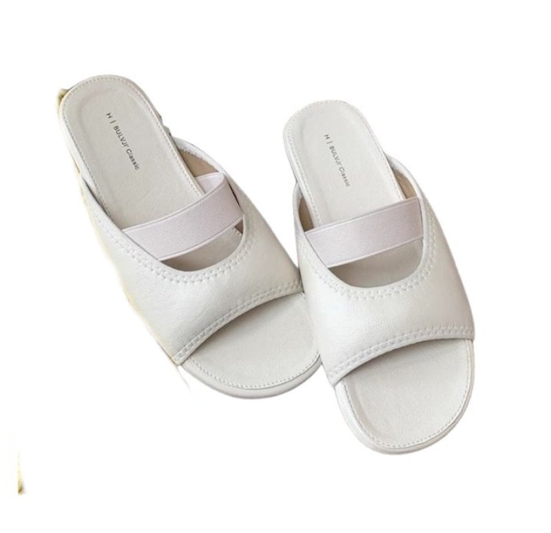 画像3: Flat Elastic Belt Lazy Sandals slippers　フラットゴムベルトレイジーサンダルスリッパ (3)