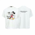 画像1: MILLION MEMORIES ONE MOUSE Vintage Style Mickey Mouse Print Tshirt  　ユニセックス 男女兼用ミッキーマウスビンテージスタイルプリント 半袖  Tシャツ  (1)