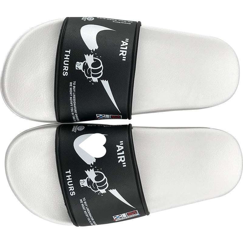 画像1: Unisex Snap Broken Suosh Sandalsl shoes  ユニセックス 男女兼用スナップブロークンスオッシュフリップフロップサンダル スリッパ シューズ  (1)