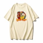 画像5: Rick & Morty Deadpool & Wolverine Cosplay Print Tshirt  　ユニセックス 男女兼用 リック＆モーティのデッドプール＆ウルヴァリンコスプレプリント 半袖  Tシャツ  (5)