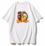 画像1: Rick & Morty Deadpool & Wolverine Cosplay Print Tshirt  　ユニセックス 男女兼用 リック＆モーティのデッドプール＆ウルヴァリンコスプレプリント 半袖  Tシャツ  (1)