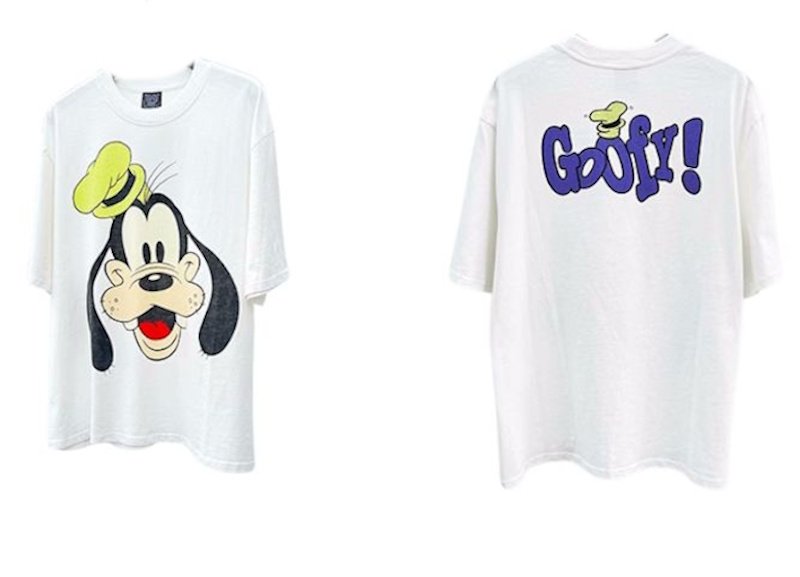 画像1: Goofy double-sided  print Tshirt  　ユニセックス 男女兼用グーフィーダブルサイドプリント 半袖  Tシャツ  (1)