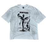 画像2: Vintage Style  Nirvana print Tshirt  　ユニセックス 男女兼用ニルヴァーナ ヴィンテージスタイルプリント 半袖  バンドTシャツ  (2)