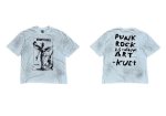 画像1: Vintage Style  Nirvana print Tshirt  　ユニセックス 男女兼用ニルヴァーナ ヴィンテージスタイルプリント 半袖  バンドTシャツ  (1)
