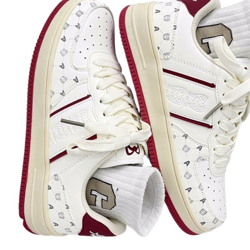 画像6: Unisex Small Animal & Alphabet Logo Leather Sneakers　男女兼用 ユニセックススモールアニマル＆レターロゴレザーレースアップスニーカー (6)