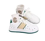 画像2: Unisex Small Animal & Alphabet Logo Leather Sneakers　男女兼用 ユニセックススモールアニマル＆レターロゴレザーレースアップスニーカー (2)