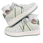 画像7: Unisex Small Animal & Alphabet Logo Leather Sneakers　男女兼用 ユニセックススモールアニマル＆レターロゴレザーレースアップスニーカー (7)