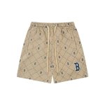 画像2: Unisex MLB New York Yankees & Boston Red Sox Monogram Shorts　ユニセックス 男女兼用MLB　ニューヨークヤンキース＆ボストン・レッドソックスモノグラムロゴショートパンツ (2)