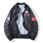 画像2: SALE セール NASA  Bear × Coca Cola Nylon windbreaker jacket ユニセックス 男女兼用 NASA ナサ ベア×コカコーラロゴ ウィンドブレイカー (2)