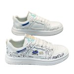 画像3: Men's POP GRAPHIC PAINT LEATHER LACE-UP SNEAKERS shoes 　ユニセックス男女兼用ポップアップグラフィック レースアップ レザースニーカー カジュアル シューズ (3)