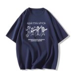 画像2: Graffiti illustration band  print Tshirt  　ユニセックス 男女兼用落書きイラストバンドプリント 半袖  Tシャツ  (2)