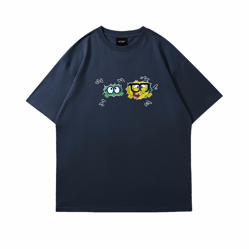 画像5: Surprise Glasses Spongebob Paint Tshirt  　ユニセックス 男女兼用 サプライズグラススポンジボブペイント半袖  Tシャツ  (5)