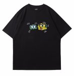 画像1: Surprise Glasses Spongebob Paint Tshirt  　ユニセックス 男女兼用 サプライズグラススポンジボブペイント半袖  Tシャツ  (1)