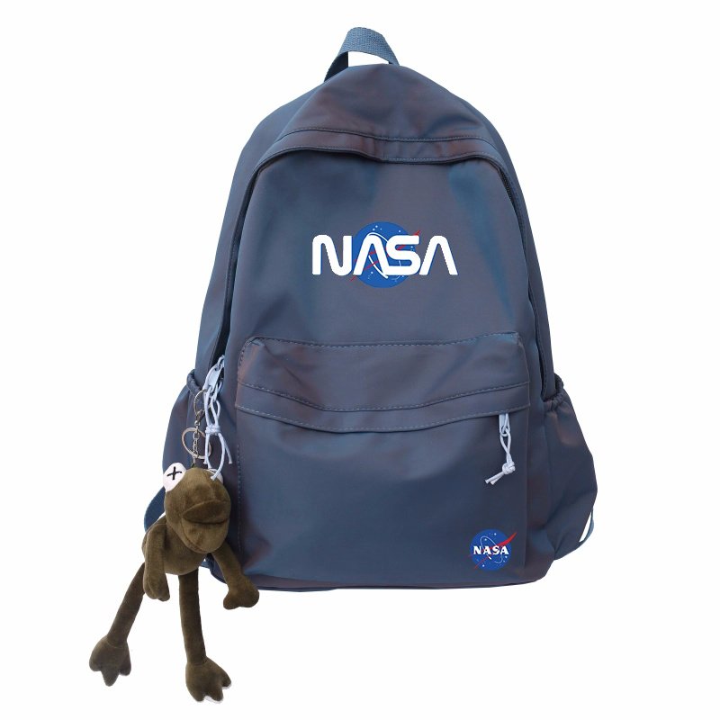 画像3: NASA print backpack Shoulder Tote Bag　ユニセックス男女兼用ナサNASAプリントバックパックリュック トートショルダー通勤通学ショッピングバッグ (3)