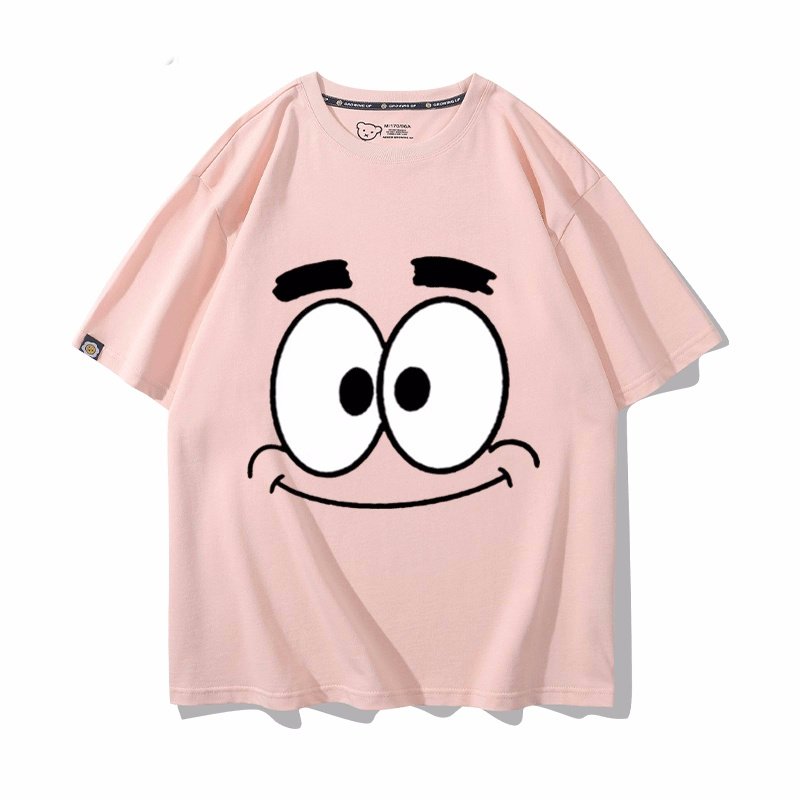 画像3: SpongeBob, Patrick Star, Mr. Krabs print Paint Tshirt  　ユニセックス 男女兼用スポンジボブ＆フレンズプリント半袖  Tシャツキッズ〜大人  (3)