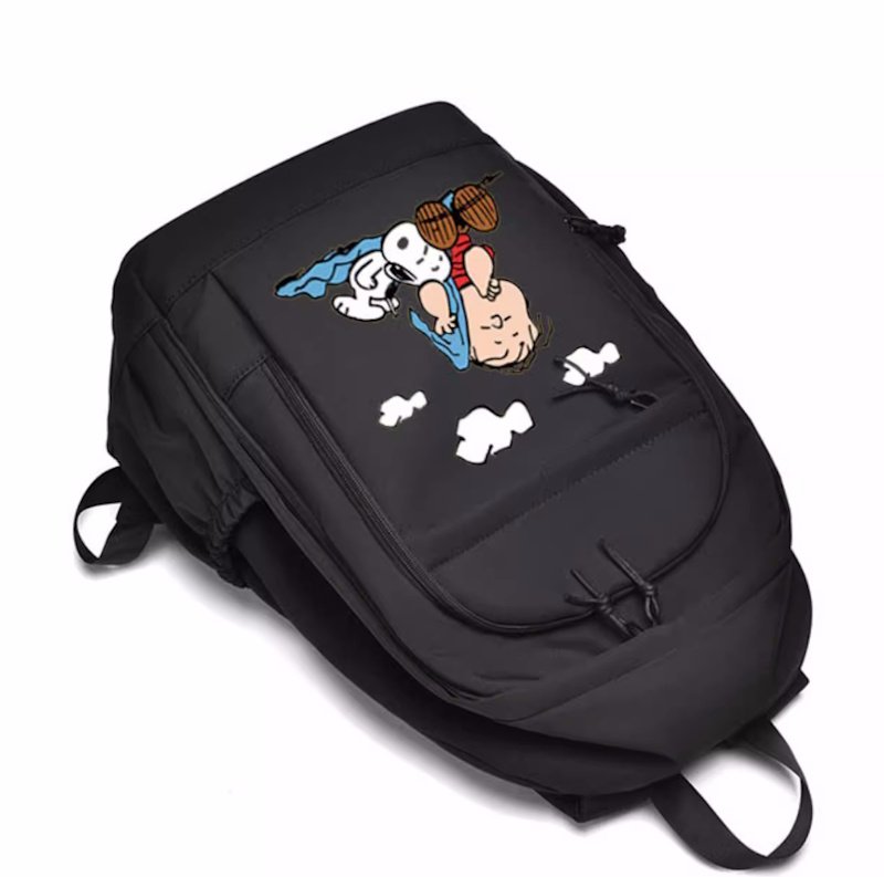 画像3: Snoopy print backpack Shoulder Tote Bag　ユニセックス男女兼用スヌーピープリントバックパックリュック トートショルダーショッピングバッグ (3)