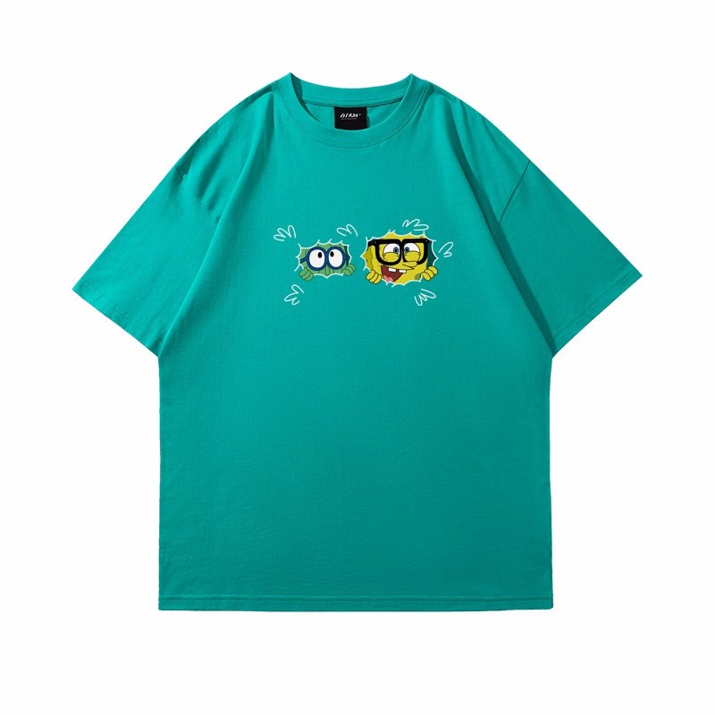 画像8: Surprise Glasses Spongebob Paint Tshirt  　ユニセックス 男女兼用 サプライズグラススポンジボブペイント半袖  Tシャツ  (8)