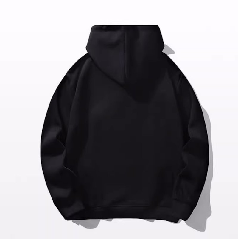 画像5: Asymmetrical Flower Print Hoodie Sweatshirt ユニセックス男女兼用 変形フラワープリントスウェットパーカー トレーナー  (5)