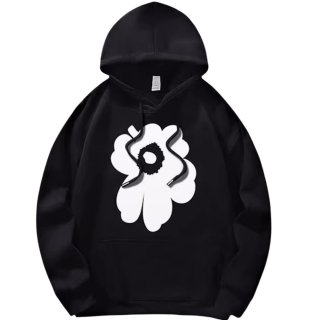 【新品】Flower E-girls パーカー & スウェット Flower Print Stylish Hoodie Hoodie Sweatshirt ユニセックス