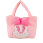 画像2: Mickey & Minnie & Lotso fur fluffy tote bag　ユニセックス男女兼用ミッキー＆ミニー＆ロッツォファーモコモコトートショルダーバッグ (2)