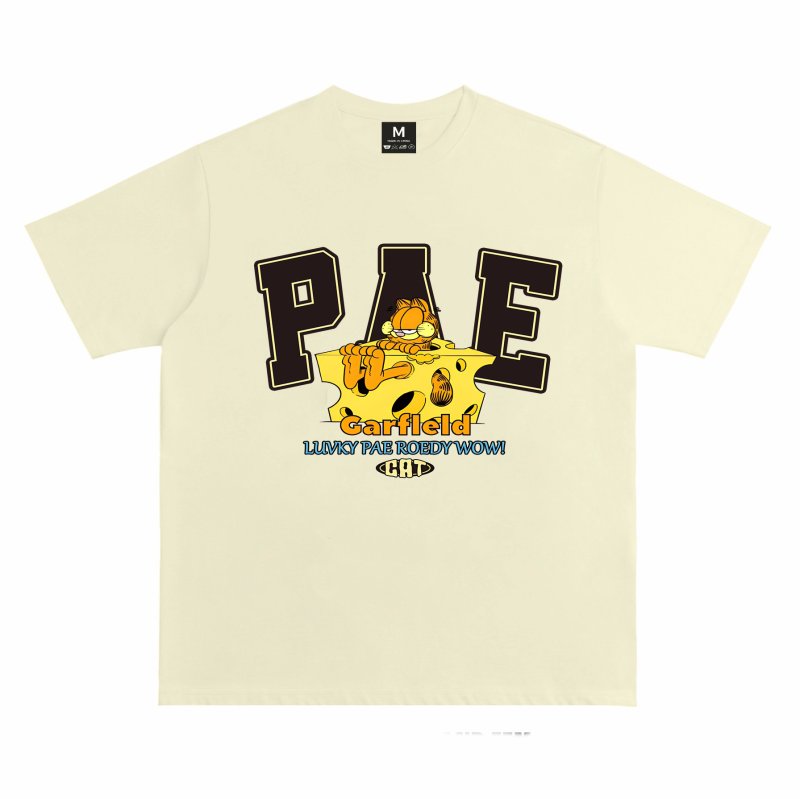 画像2: Cheese Garfield print Tshirt  　ユニセックス 男女兼用チーズガーフィールドプリント半袖  Tシャツ (2)