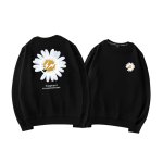 画像1: Small daisy Pullover loose sweater men and women　スモールデイジープリントプルオーバートレーナー オーバーサイズ ユニセックス男女兼用 (1)