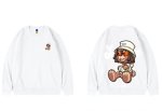 画像1: Unisex Hip Hop Dog Oversized Sweatshirt (Plus Size Available)Pullover ユニセックス 男女兼用ヒップホップドッグオーバーサイズスウェット プラスサイズありトレーナー (1)