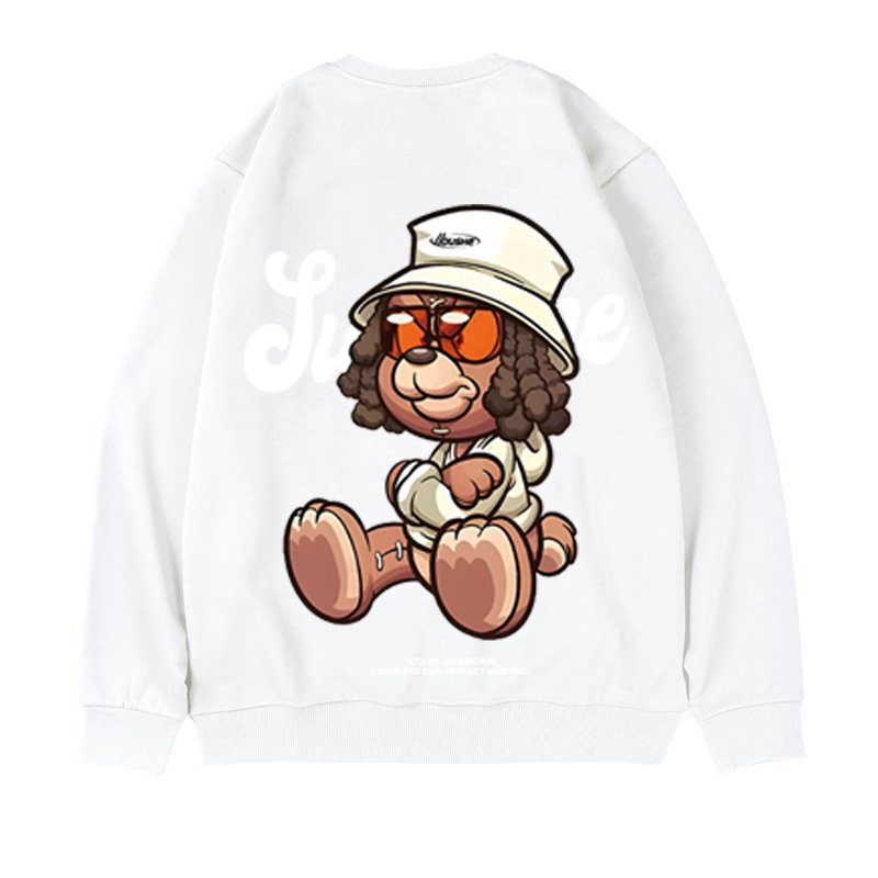 画像3: Unisex Hip Hop Dog Oversized Sweatshirt (Plus Size Available)Pullover ユニセックス 男女兼用ヒップホップドッグオーバーサイズスウェット プラスサイズありトレーナー (3)