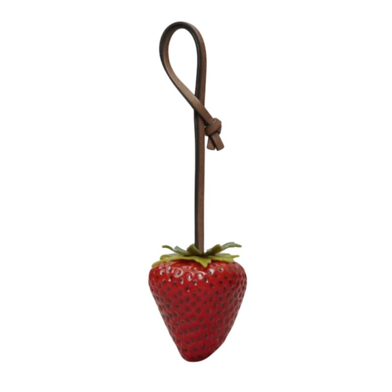 画像2: Real Strawberry Key Ring key folder charm accessories リアル ストロベリー 苺 キーリング キーフォルダー チャーム アクセサリー (2)