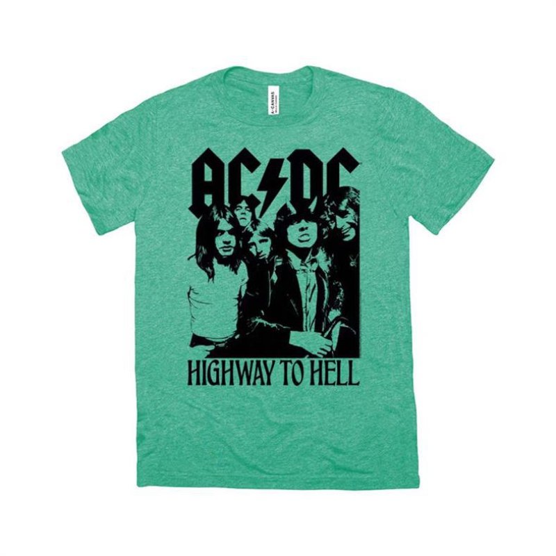 画像7: ACDC Band Vintage Rock Punk Style t-shirt　ユニセックス 男女兼用ヴィンテースタイルACDCバンドプリント半袖  Tシャツ (7)