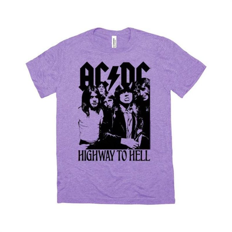 画像6: ACDC Band Vintage Rock Punk Style t-shirt　ユニセックス 男女兼用ヴィンテースタイルACDCバンドプリント半袖  Tシャツ (6)