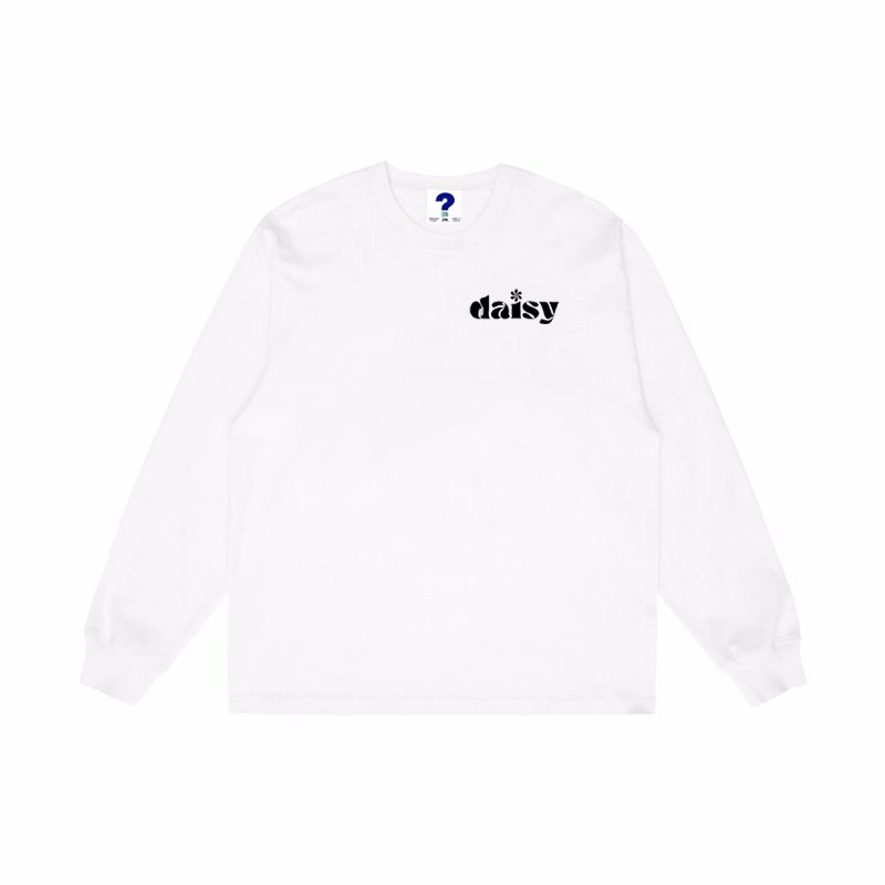 画像4: Big Daisy Print Long Sleeve T-Shirt 　ユニセックス 男女兼用ビッグデイジープリント長袖  Tシャツスウェット (4)
