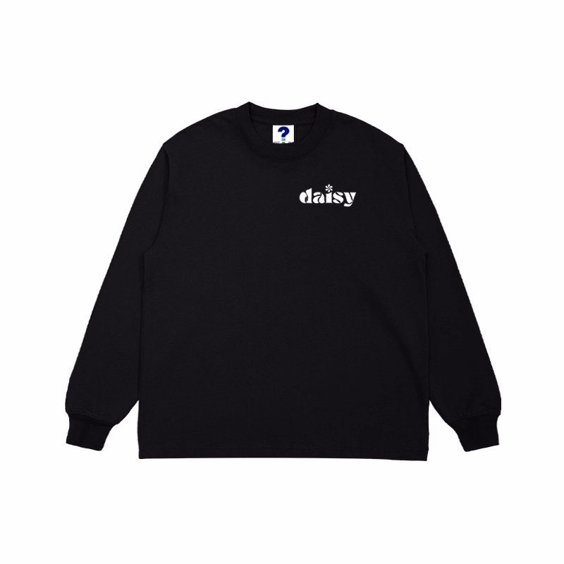 画像3: Big Daisy Print Long Sleeve T-Shirt 　ユニセックス 男女兼用ビッグデイジープリント長袖  Tシャツスウェット (3)