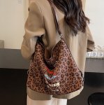 画像5: Dog print leopard print tote shoulder backpack bag 3-Way Bag 　ドッグプリントヒョウ柄トートショルダーバックパックバッグ (5)