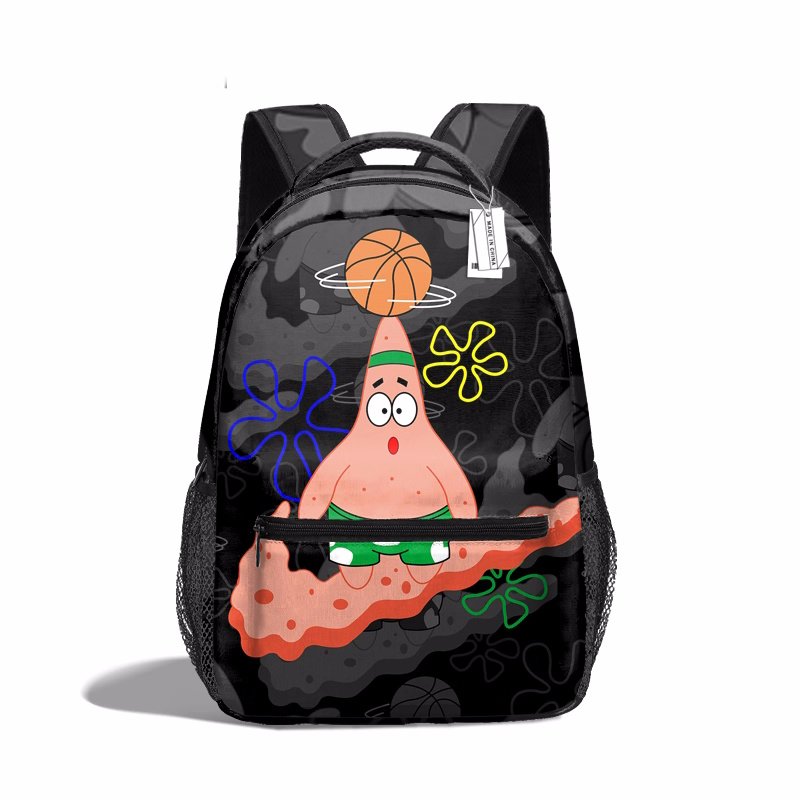 画像3: Spongebob& Patrick x Basketball Backpack Tote Shoulder Bag 　スポンジボブ＆パトリック×バスケットボールプリント リュックサック バックパック トートバッグ (3)
