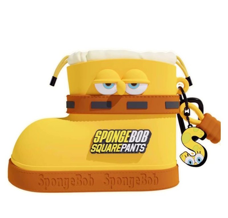 画像1: SpongeBob, Patrick, Krabs, and Squidward Rainboot-shaped mini headphones and coin charm Keychain charm accessories 　スポンジボブ＆パトリック＆カーニ＆スクイッドワード レインブーツ型ミニヘッドフォーン小銭チャームキーフォルダー チャーム アクセサリー (1)