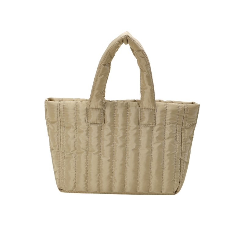 画像2: Padded Down Simple Tote Bag　パッド入りダウンシンプルトートバッグ (2)