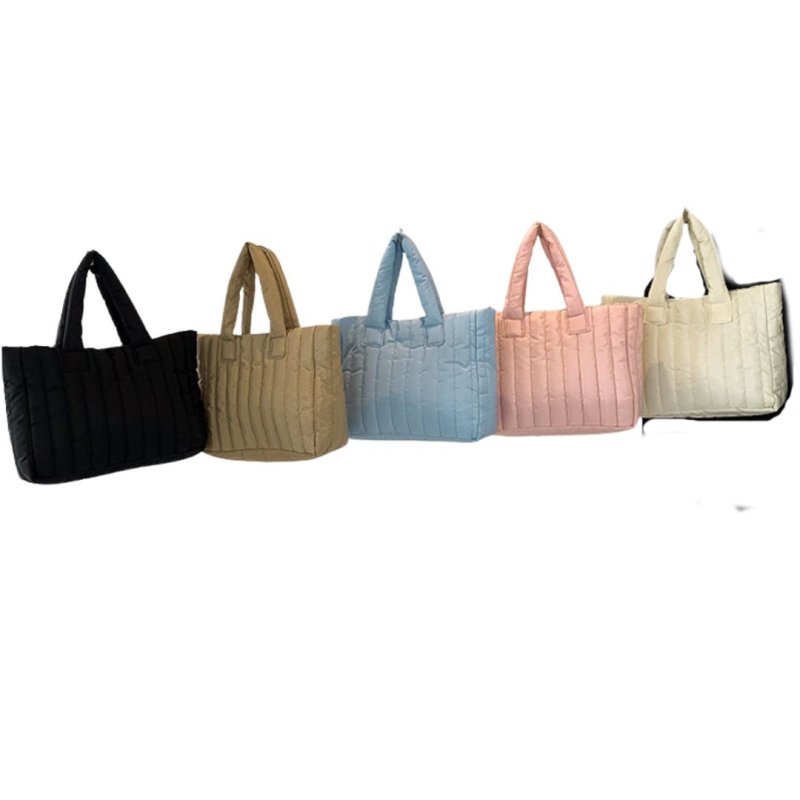 画像10: Padded Down Simple Tote Bag　パッド入りダウンシンプルトートバッグ (10)