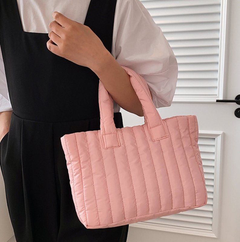 画像7: Padded Down Simple Tote Bag　パッド入りダウンシンプルトートバッグ (7)