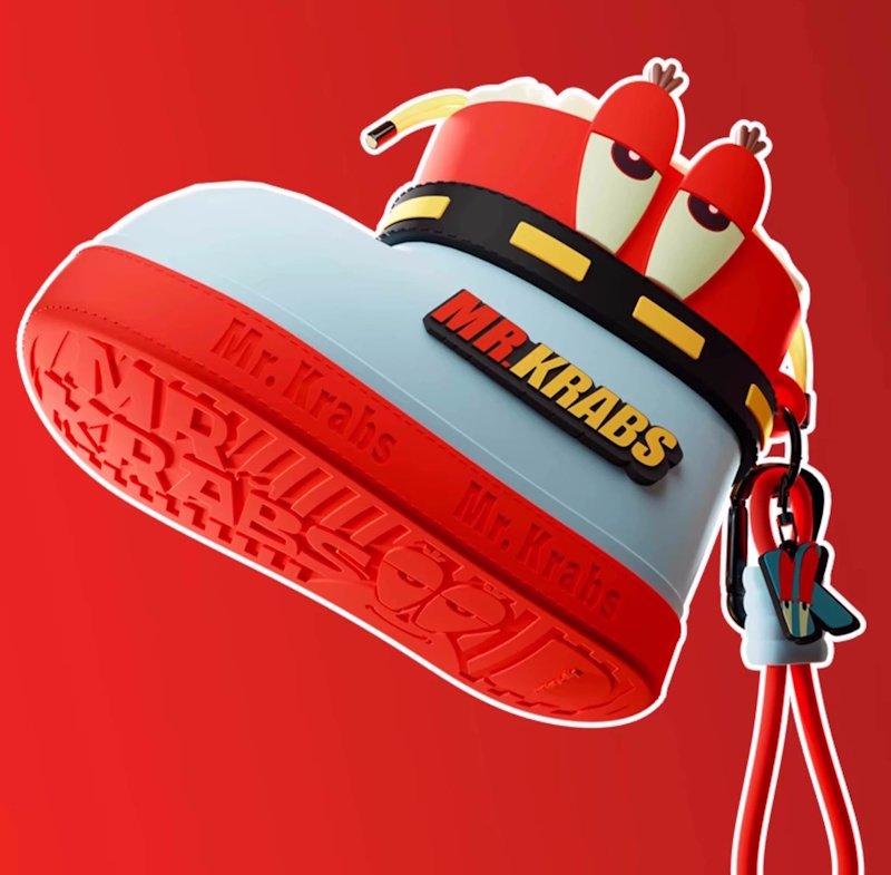 画像5: SpongeBob, Patrick, Krabs, and Squidward Rainboot-shaped mini headphones and coin charm Keychain charm accessories 　スポンジボブ＆パトリック＆カーニ＆スクイッドワード レインブーツ型ミニヘッドフォーン小銭チャームキーフォルダー チャーム アクセサリー (5)